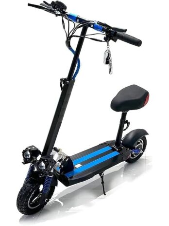 Aster E10 Pro 2024 foldable Electric Scooter for Adults/kids 2000W Motor | 48V 13AH Battery | Bluetooth speaker | 50km speed | 10.5″ OFF Road Tyres