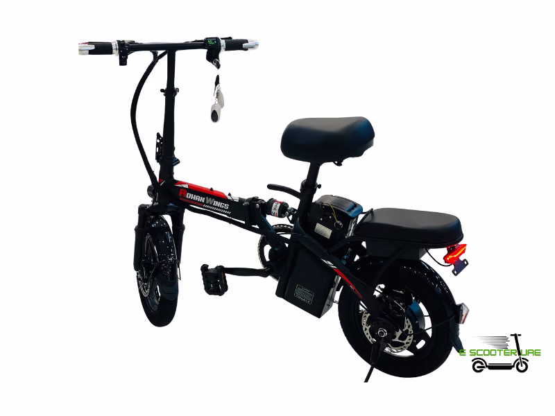 Rohan Wings Electric Scooter KQ-02 | 25-30km Range | 350 Motor | 48V 13AH Big Battery | Dual Drive Electric and manual | Two Seats - Image 3