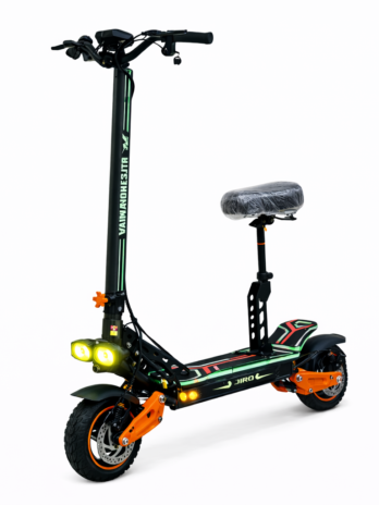 Rohan Wings GRL G5 Electric Scooter | 3000W Motor | 48V 18Ah Lithium Battery | Speed 70 km/h | Range 40 km | 11-inch Off-Road Tires | Full Lighting System