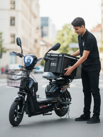 Rohan Wings JY-14 Electric Scooter | 350W Motor | 48V 12Ah A-Plus Acid Battery | 32 km/h Speed | Reliable Daily Ride in UAE