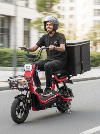 Rohan Wings KLL4 Delivery Electric Scooter | 350W Motor | 48V20Ah Battery | 42km/h Speed| UAE