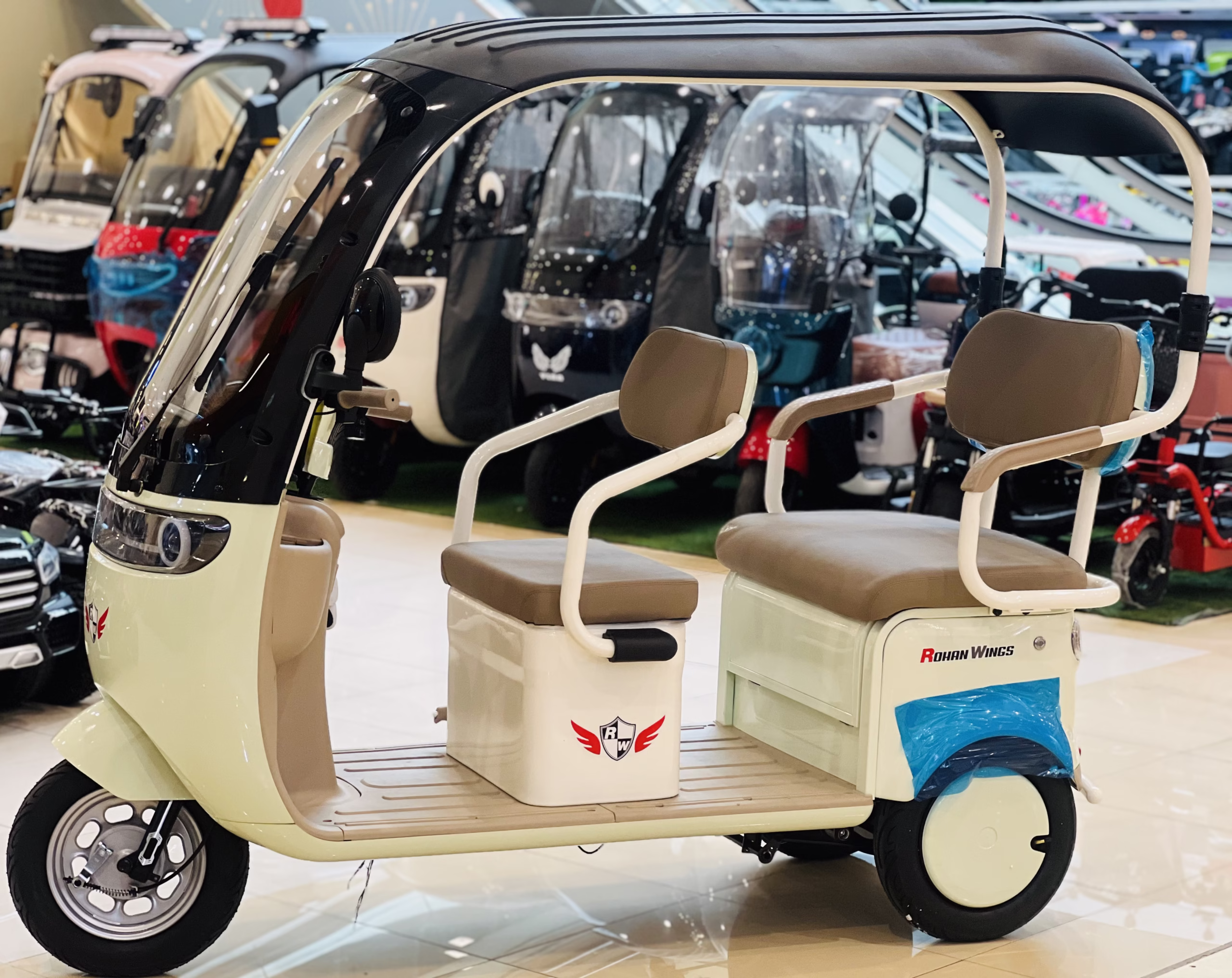 Rohan Wings C6 3-Wheel Electric Scooter Tuk Tuk