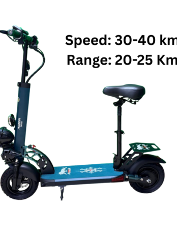 Aster A1S Electric Scooter – 48V 13Ah Battery, 2000W Motor, 40–50 km Speed, 25–30 km Range