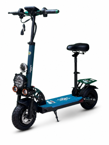Aster A1S Electric Scooter – 48V 13Ah Battery, 2000W Motor, 40–50 km Speed, 25–30 km Range